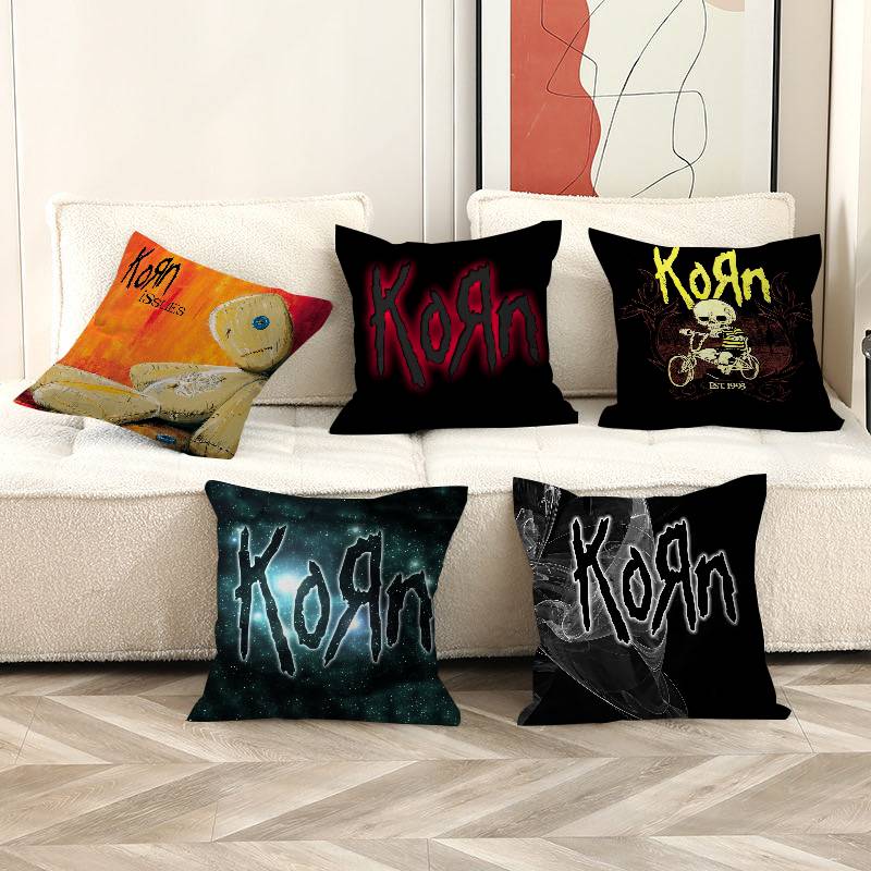 Home Textiles Classic Fashion - Classic K-Korn Metal Band Pillow Anime