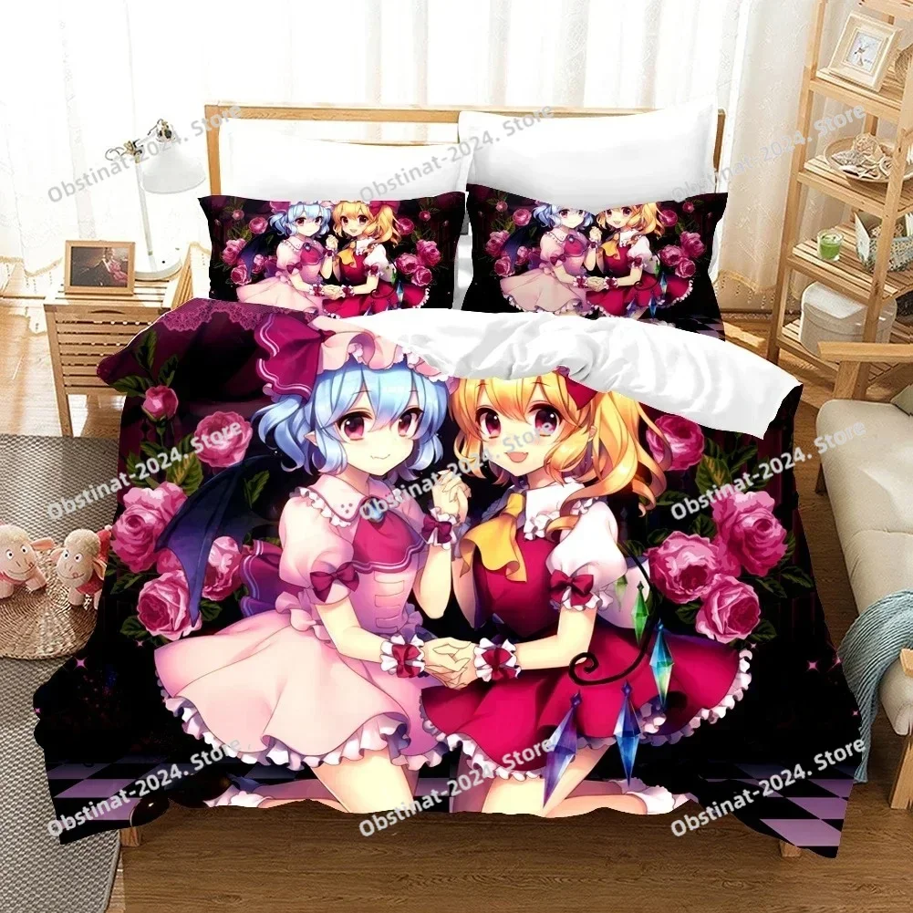 Home Textiles Classic Fashion - Top Anime Girl Bedding Set Cartoon
