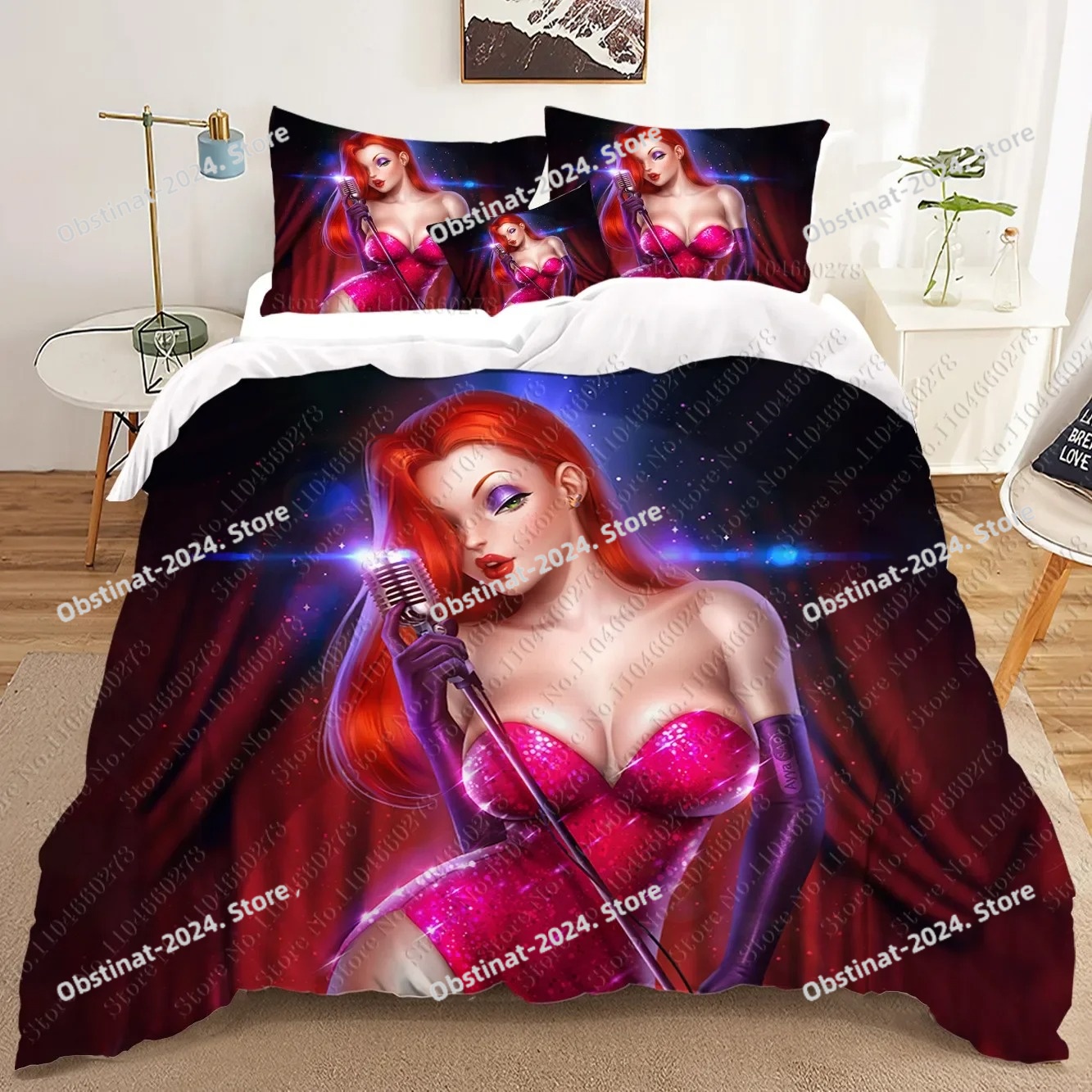 fashion Jessica Rabbit 3D Bedd – обзор и цена Home Textiles Classic Fashion