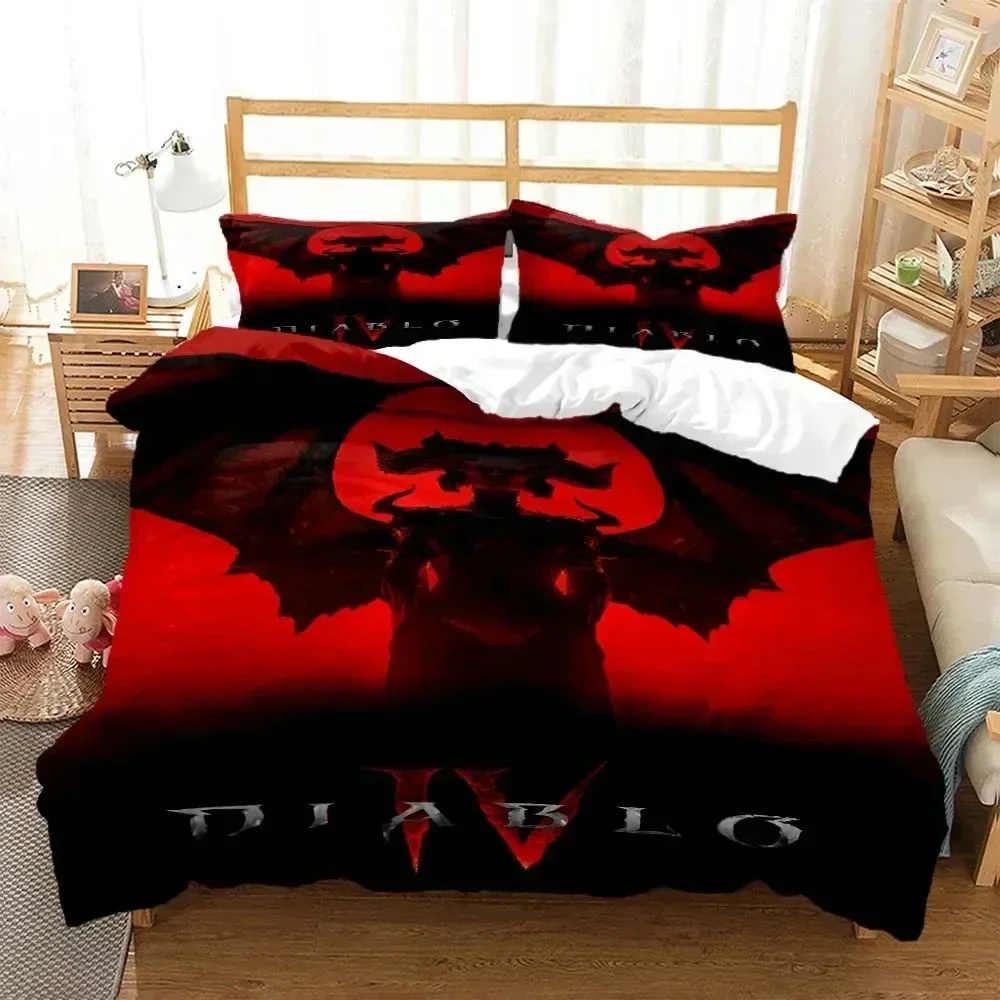 Game Diablo Bedding Set Boys G – обзор и цена Home Textiles Classic Fashion