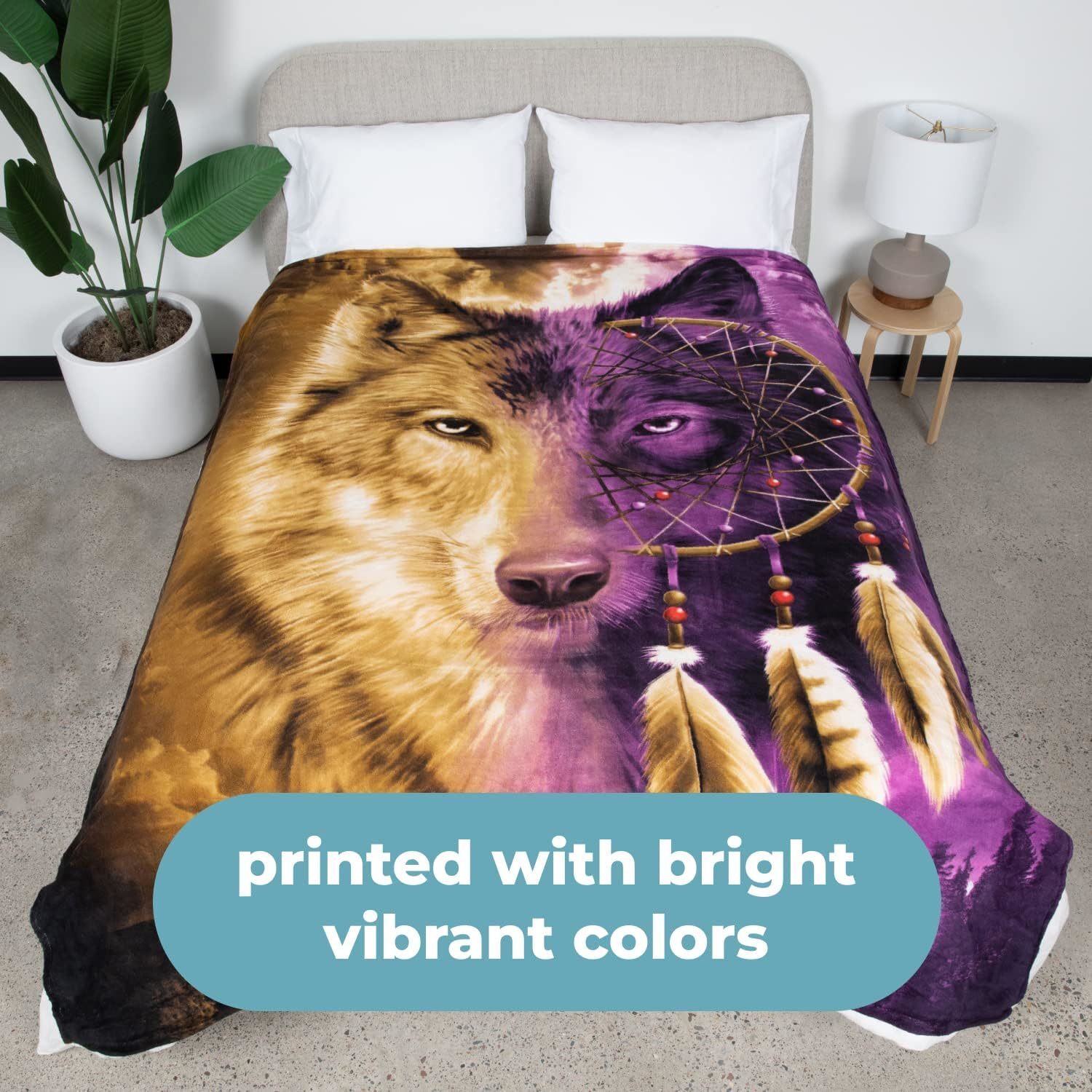 Dawhud Direct Wolf Dreamcatche – обзор и цена Home Textiles Direct
