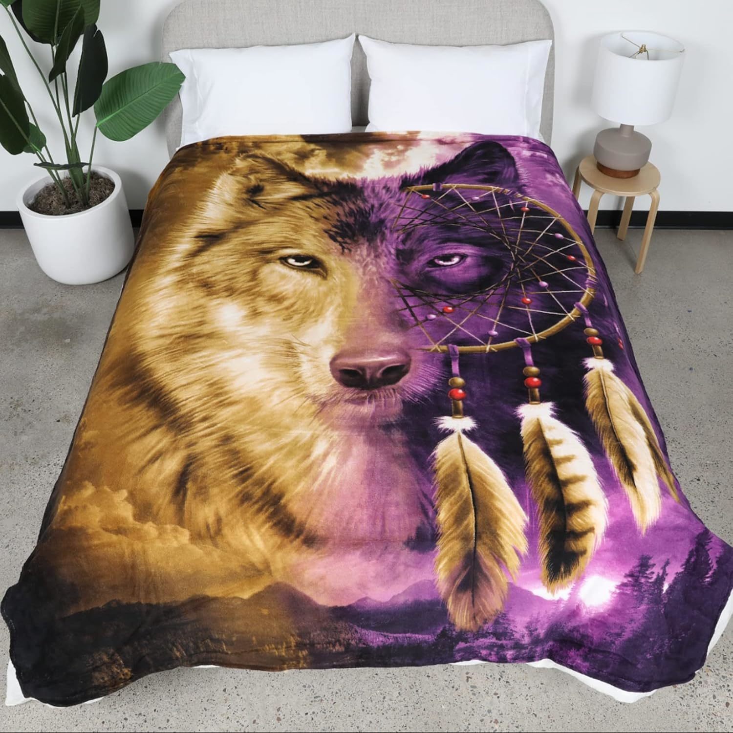 Dawhud Direct Wolf Dreamcatche – обзор и цена Home Textiles Direct
