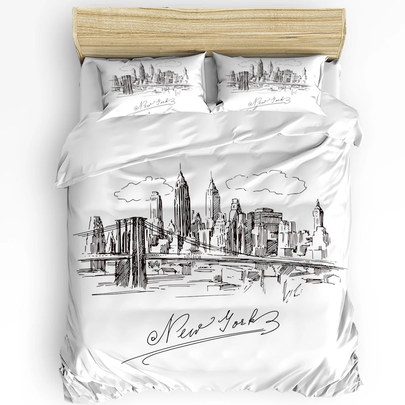 New York Sketch City Duvet Cov – обзор и цена Home Textiles New York