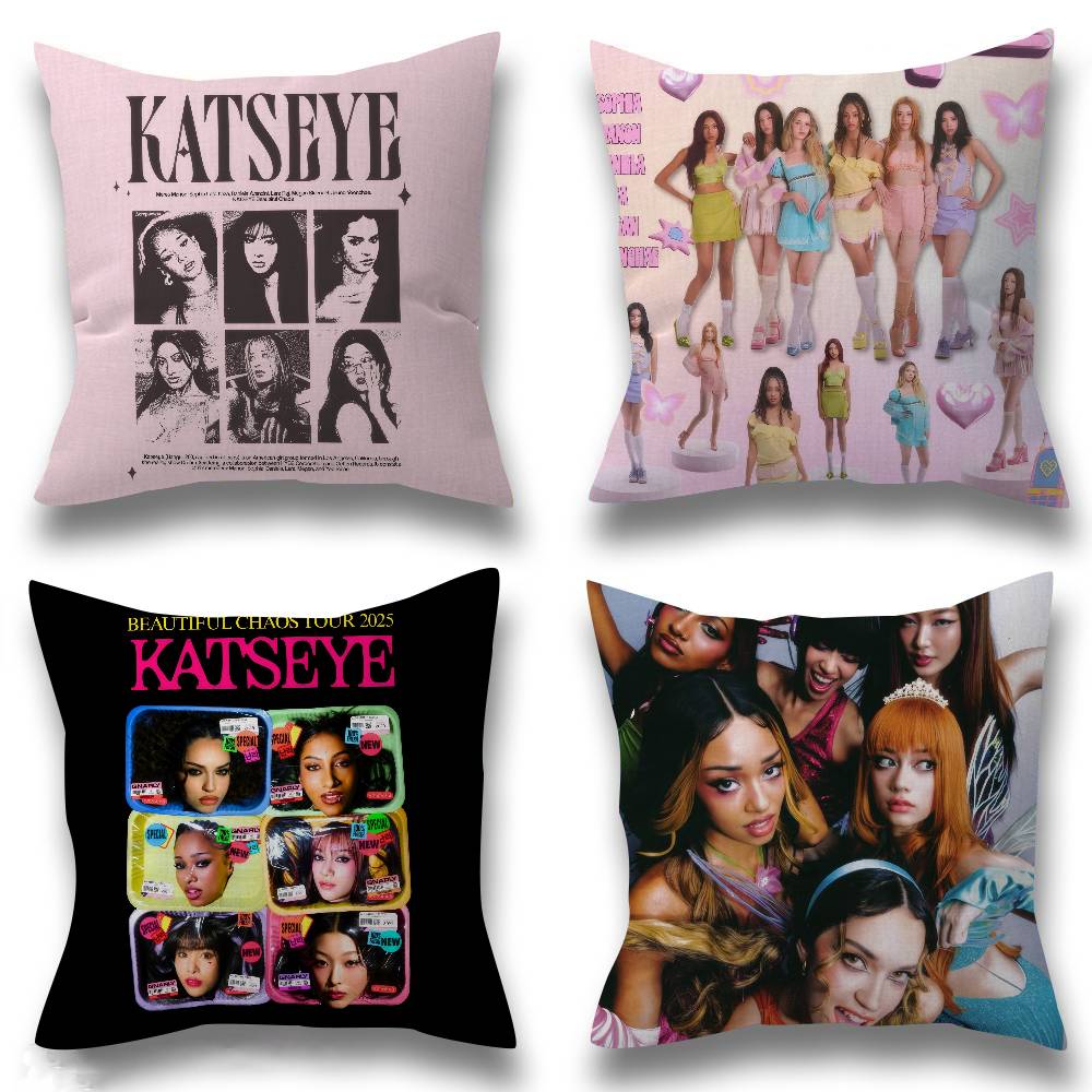 Kpop Hot Girl K-KATSEYE  Pillo – обзор и цена Home.Textiles Cushion