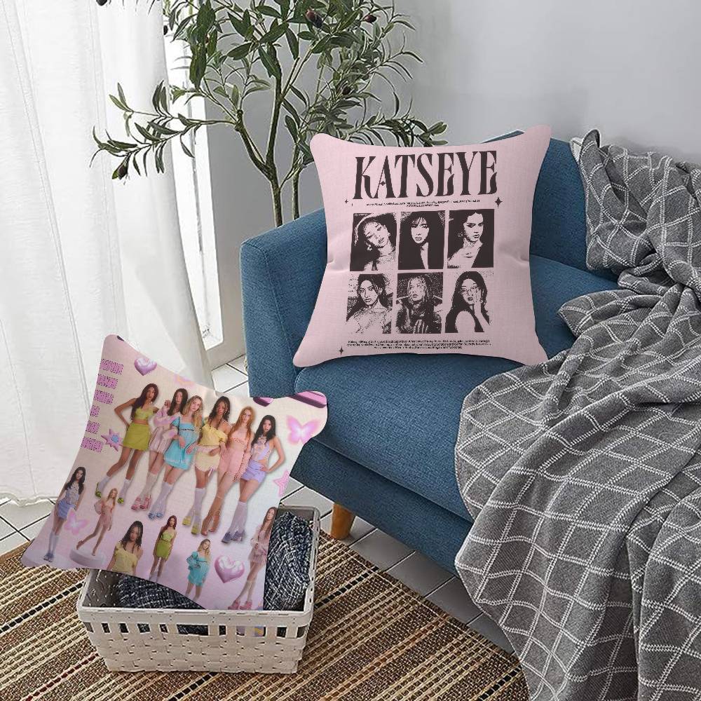 Kpop Hot Girl K-KATSEYE  Pillo – обзор и цена Home.Textiles Cushion