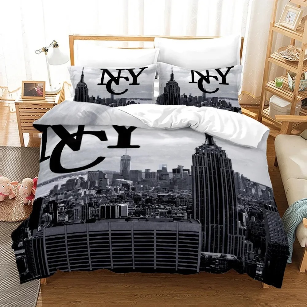 3D Print New York City Night V – обзор и цена Home Textiles New York