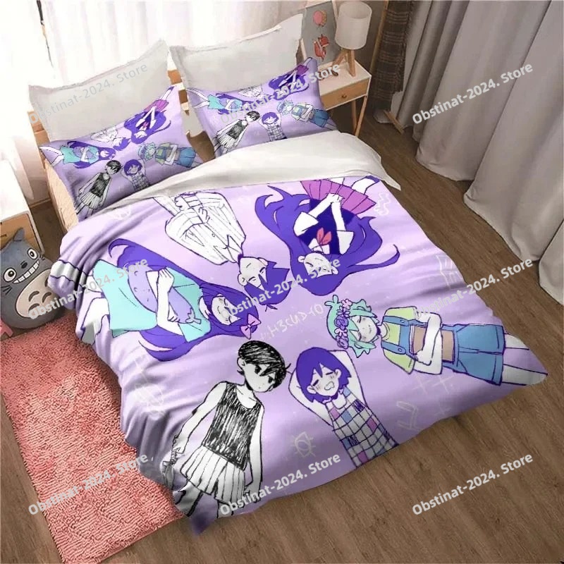 Fashion 3D Printed Anime Omori – обзор и цена Home Textiles Classic Fashion