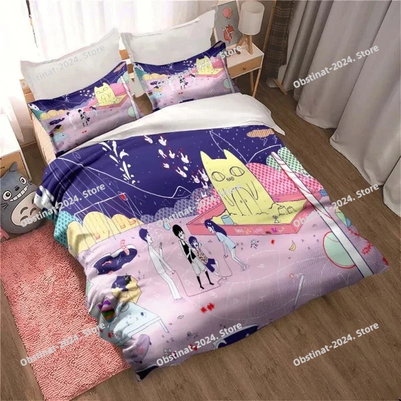 Fashion 3D Printed Anime Omori – обзор и цена Home Textiles Classic Fashion