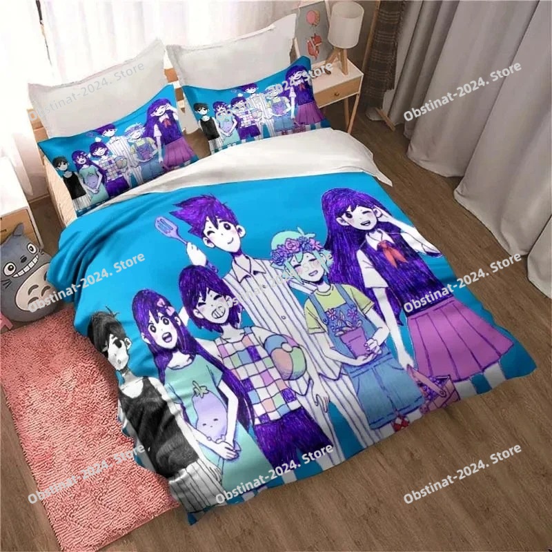Fashion 3D Printed Anime Omori – обзор и цена Home Textiles Classic Fashion