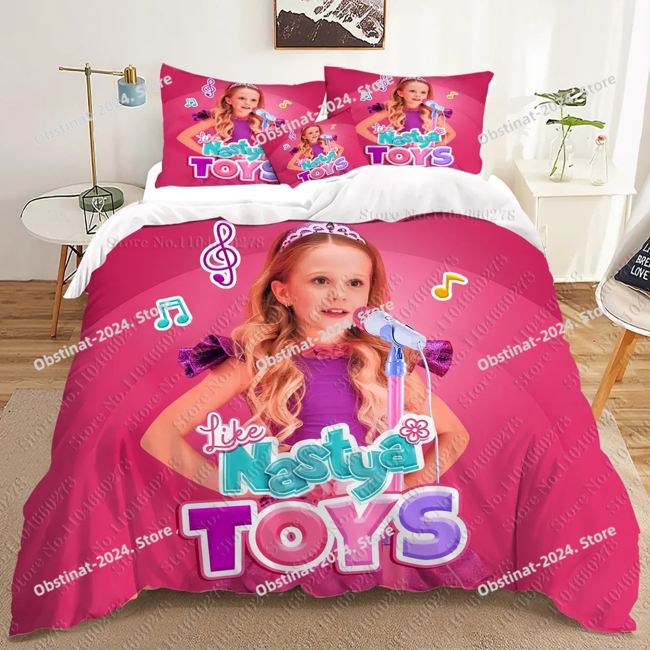fashion Anime Nastya 3D Beddin – обзор и цена Home Textiles Classic Fashion