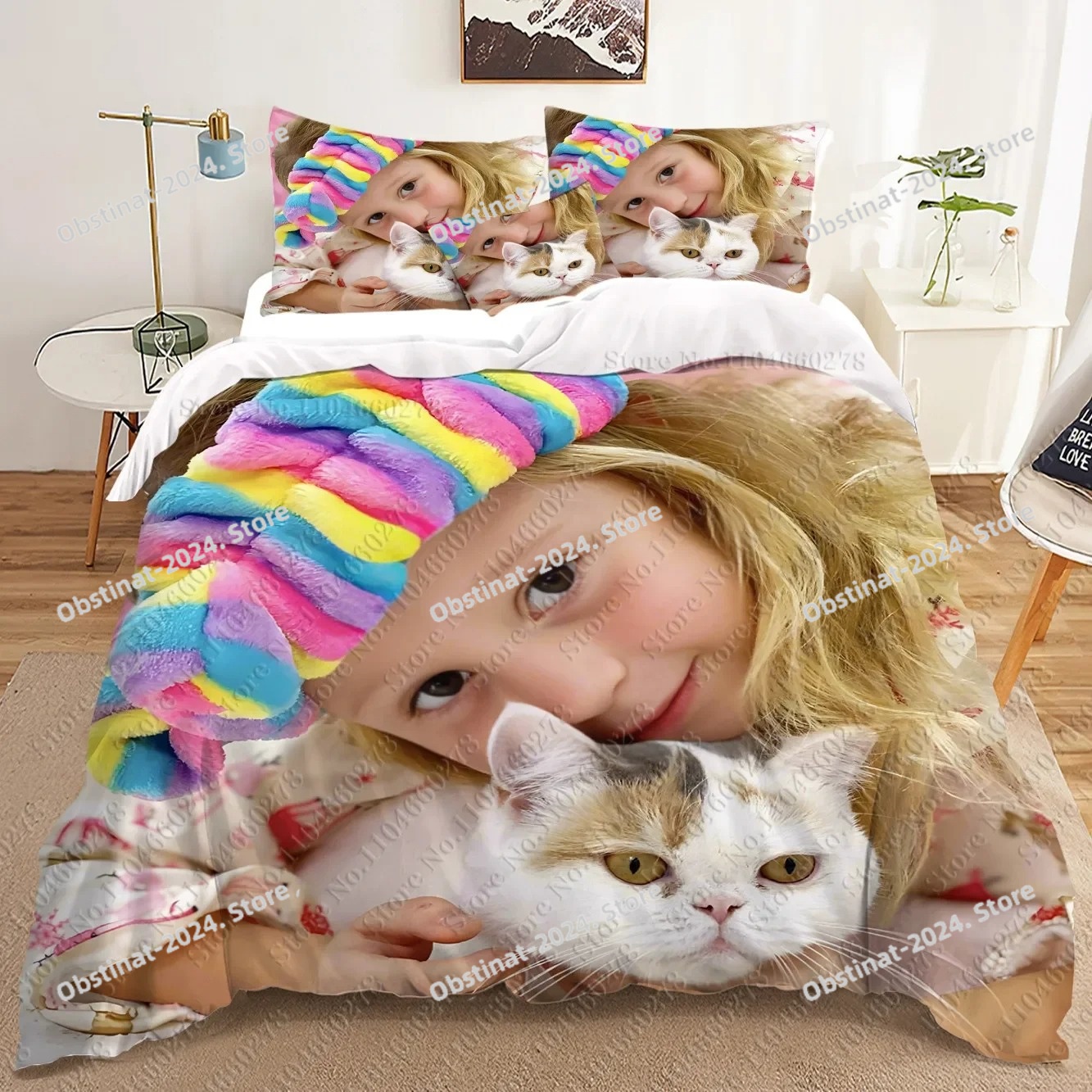 fashion Anime Nastya 3D Beddin – обзор и цена Home Textiles Classic Fashion