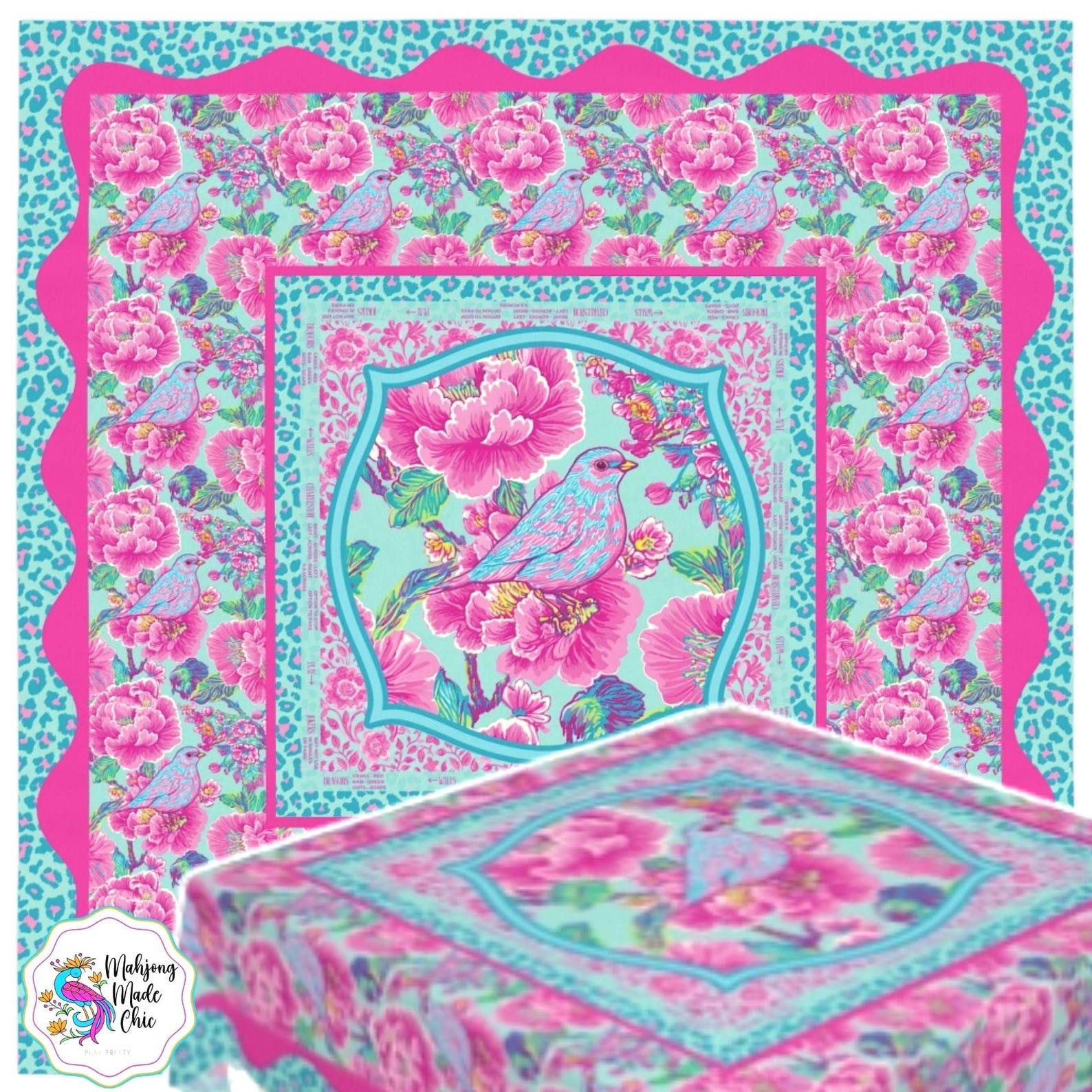 Pink Mahjong Game Night Instru – обзор и цена Home Textiles Direct