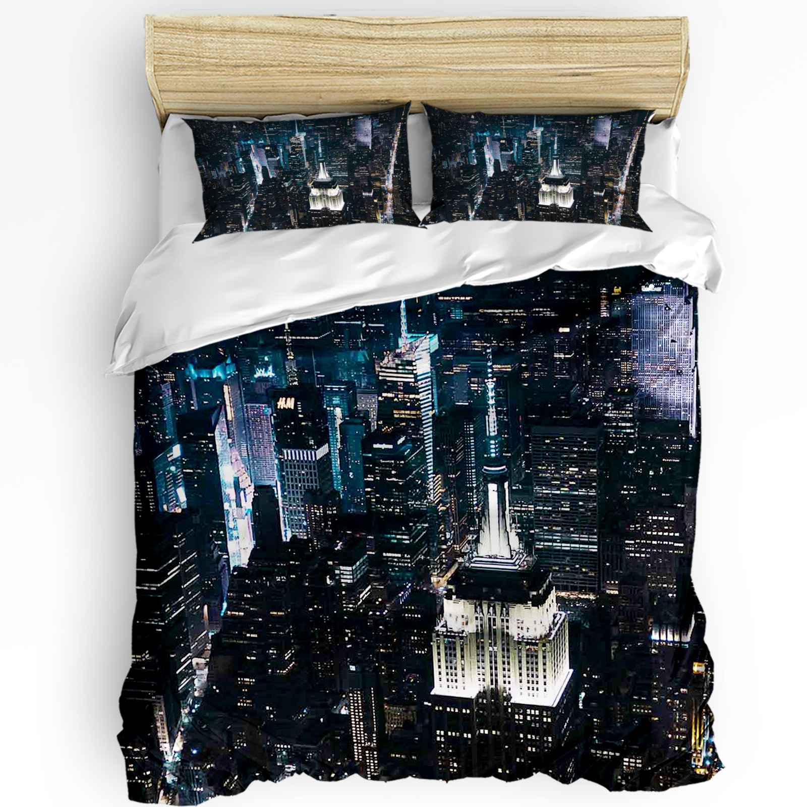 3pcs Bedding Set Grey New York – обзор и цена Home Textiles New York