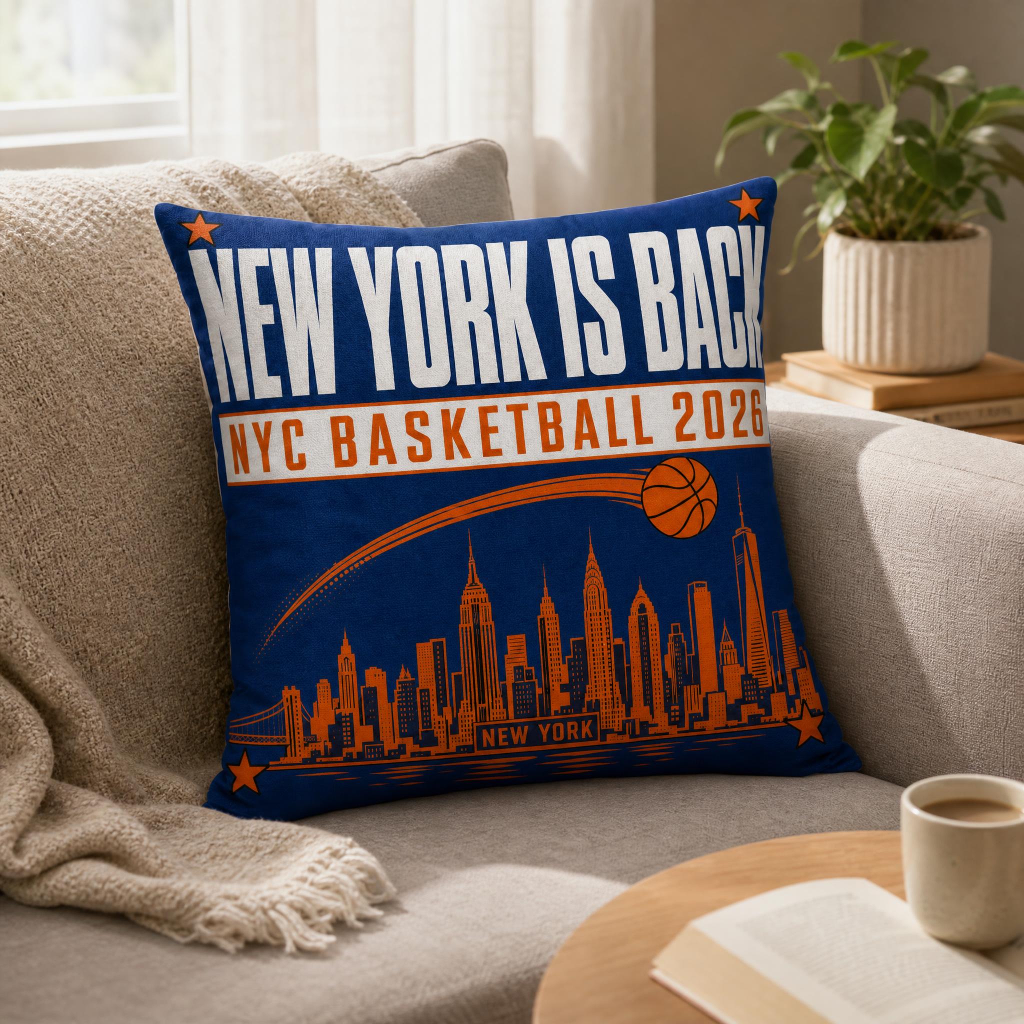 Blue Orange NYC Cityscape Bask – обзор и цена Home Textiles New York