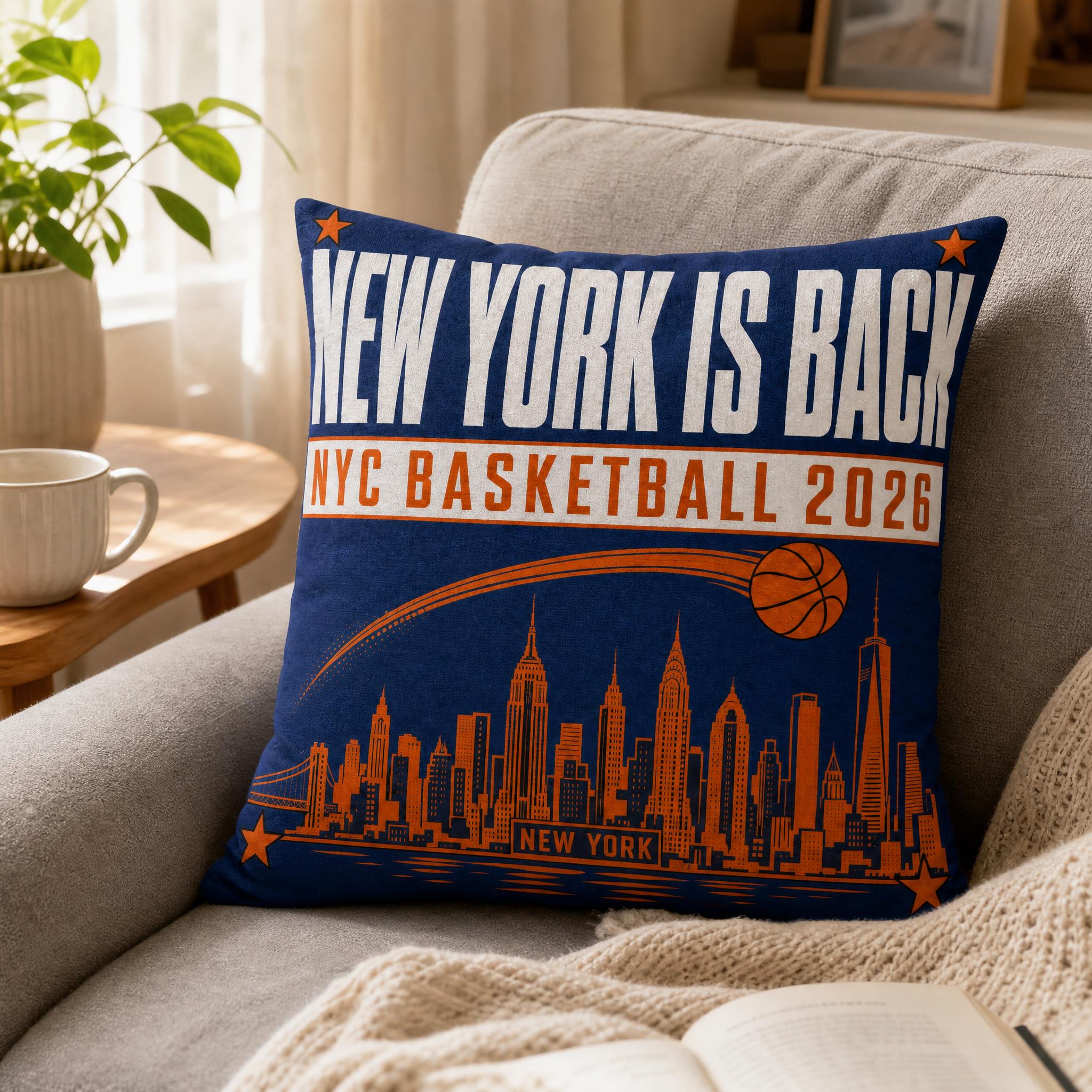 Blue Orange NYC Cityscape Bask – обзор и цена Home Textiles New York