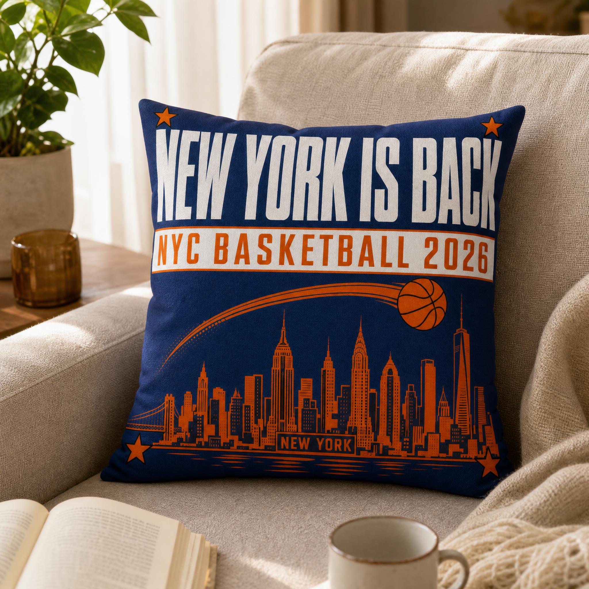 Blue Orange NYC Cityscape Bask – обзор и цена Home Textiles New York