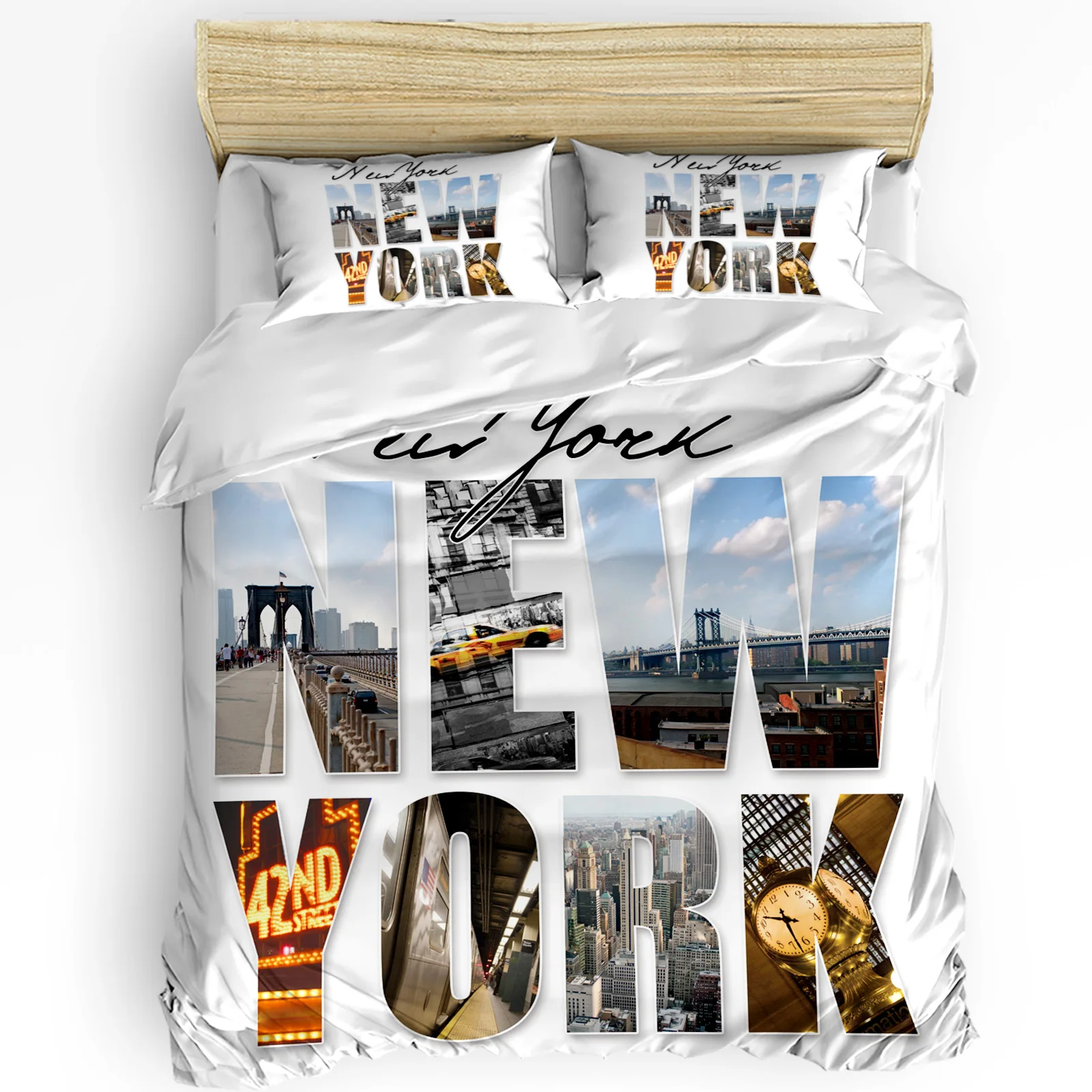 New York English Text Landscap – обзор и цена Home Textiles New York